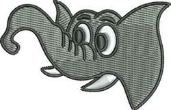 Elephant - 4x4 elephant beginner-friendly embroidery design for Kids Apparel