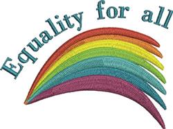 Equality For All - 6x10 all detailed embroidery design for patchwork quilt blocks