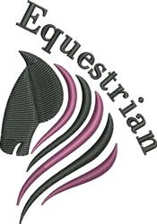 beginner-friendly equestrian machine embroidery pattern - Equestrian for decorative pillow covers