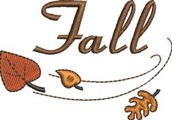beginner-friendly autumn tree machine embroidery pattern - Fall Leaves for decorative pillow covers