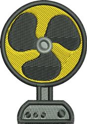 beginner-friendly fan machine digital embroidery pattern - Fan perfect for Pillows