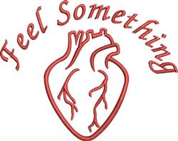 Feel Something - 4x4 heart beginner-friendly embroidery design for Fishing Gear