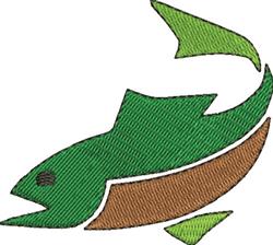 logo beginner-friendly machine embroidery - Fish Logo perfect for kitchen tea towels