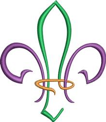 fleur quick stitch machine embroidery - Fleur de lis perfect for kitchen tea towels