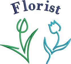 tulip beginner-friendly machine digital embroidery - Florist perfect for kitchen aprons