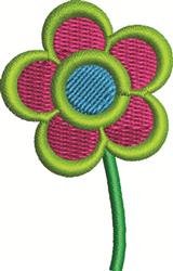 quick stitch leaf machine embroidery pattern - Flower perfect for reusable tote bags