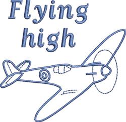 Flying High - 4x4 high beginner-friendly machine embroidery design for Flight Bags