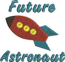 astronaut beginner-friendly machine embroidery - Future Astronaut for reusable tote bags