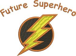 detailed superhero machine embroidery pattern - Future Superhero for Backpacks
