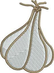 garlic beginner-friendly machine digital embroidery - Garlic perfect for Pot Holders