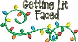faced beginner-friendly machine embroidery - Getting Lit Faced for decorative pillow covers
