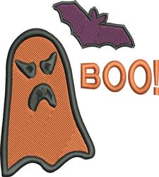 detailed halloween ghost machine embroidery pattern - Ghost And Bat for Party decorations