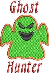 Ghost Hunter - 4x4 ghost detailed machine embroidery design for Halloween Costumes