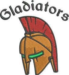 gladiator detailed machine digital embroidery - Gladiators perfect for Cooler Bags
