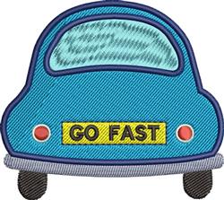 detailed fast machine embroidery pattern - Go Fast perfect for decorative pillow covers