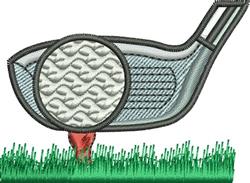 beginner-friendly golf machine embroidery pattern - Golf perfect for Golf Bags