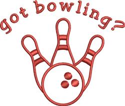 bowling beginner-friendly machine embroidery - Got Bowling for decorative pillow covers