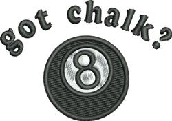 Got Chalk - 4x4 chalk beginner-friendly machine embroidery design perfect for Barware