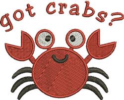detailed crabs? machine embroidery pattern - Got Crabs? perfect for kitchen tea towels