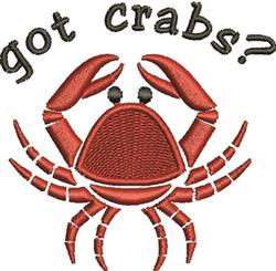 beginner-friendly crabs? machine embroidery pattern - Got Crabs? for decorative pillow covers