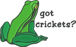 detailed crickets? machine embroidery pattern - Got Crickets? perfect for Tablecloths