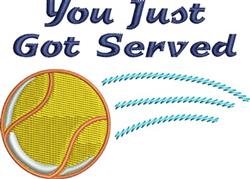 beginner-friendly served machine embroidery pattern - Got Served for Water Bottles