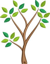 Green Tree - 4x4 tree beginner-friendly embroidery design for decorative wall hangings