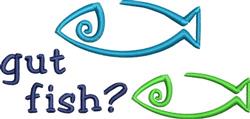 fish beginner-friendly machine embroidery - Gut Fish for decorative pillow covers