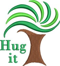 beginner-friendly tree machine embroidery pattern - Hug It for decorative pillow covers