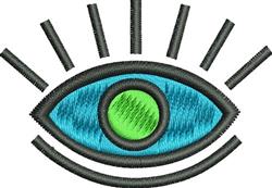 eye quick stitch machine digital embroidery - Human Eye perfect for Home Decor