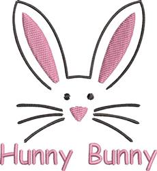 beginner-friendly spring bunny rabbit machine embroidery pattern - Hunny Easter Bunny for kitchen aprons