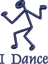 quick stitch dance machine embroidery pattern - I Dance perfect for reusable tote bags
