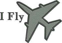 I Fly - 4x4 fly beginner-friendly machine embroidery design for kitchen tea towels