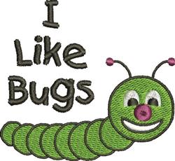 beginner-friendly bear machine embroidery pattern - I Like Bugs for patchwork quilt blocks