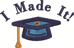 I Made It! - 4x4 it! beginner-friendly embroidery design for Graduation Banners