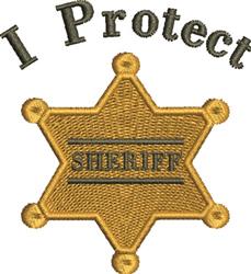 star beginner-friendly machine embroidery - I Protect perfect for Community Events