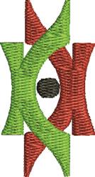 quick stitch pattern machine embroidery pattern - Intertwined Pattern for kitchen aprons