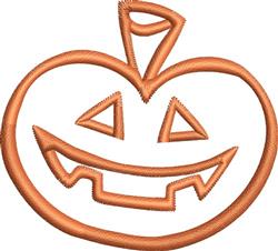 pumpkin quick stitch machine embroidery - Jack O Lantern for Kids Room Decor