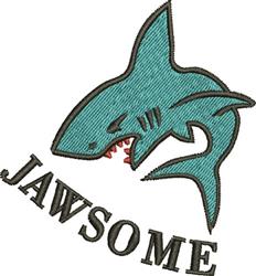 beginner-friendly jawsome machine embroidery pattern - Jawsome for Beach Towels
