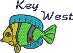 detailed west machine digital embroidery pattern - Key West perfect for Beach Towels