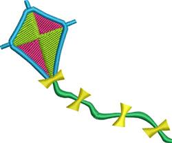 Kite - 4x4 kite quick stitch machine embroidery design perfect for kitchen tea towels