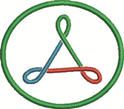 circle quick stitch machine embroidery - Knot Circle perfect for cute baby onesies