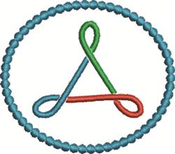 Knot Pattern - 4x4 pattern beginner-friendly embroidery design for decorative pillow covers