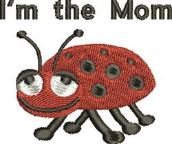 beginner-friendly mom machine embroidery pattern - LadyBug Mom for Baby Blankets