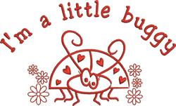 Playful ladybug with heart details and whimsical flowers, perfect for springtime decor.