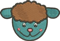 head beginner-friendly machine embroidery - Lamb Head perfect for Nursery Decor