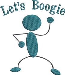Lets Boogie - 4x4 boogie beginner-friendly embroidery design for cute baby onesies