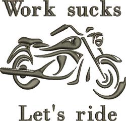 ride beginner-friendly machine embroidery - Lets Ride for Personal Accessories