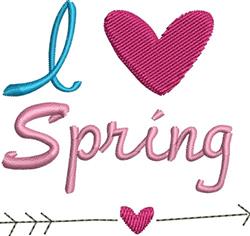 Love Spring - 4x4 heart beginner-friendly embroidery design for decorative pillow covers