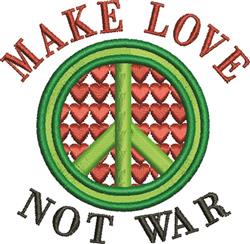 beginner-friendly love machine embroidery pattern - Make Love for decorative pillow covers